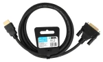 Kabel HDMI - DVI černá / Kabel / 2 m / Full HD 1080p / konektory M-M (ITVFHDDVI012)