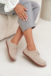 Dámské polobotky typu barefoot z přírodního semiše Zazoo 327 světle béžové 39
