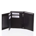 Pánská stylová peněženka ROGER, černá matná
