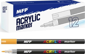 Akrylový popisovač 1 mm - oranžový