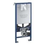 GROHE - Rapid SLX Modul pro závěsné WC s nádržkou a tlačítkem, chrom 39603000