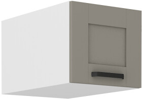Horní skříňka Luna 40 NAGU-36 1F Barva korpusu: Bílá, Barva dvířek: Clay Grey