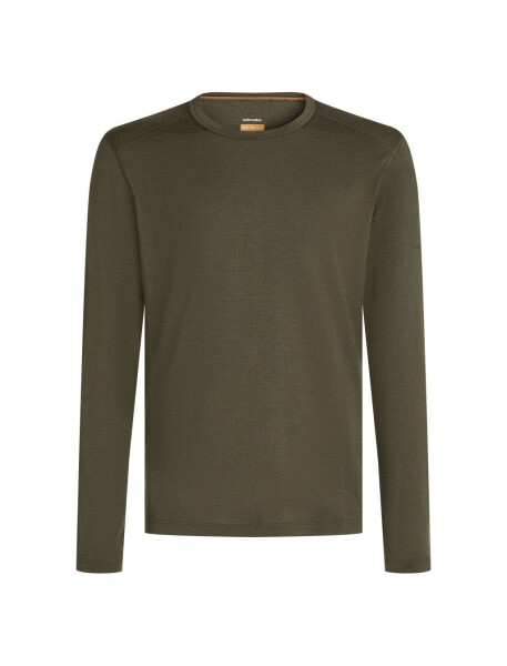 ICEBREAKER Mens 200 Oasis LS Crewe, Dark Loden velikost: S