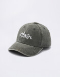 Edwin Soft Washed 6 Panel Cap Black stone washed