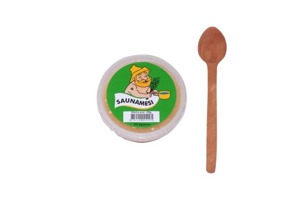 Medový peeling do sauny, máta a sůl