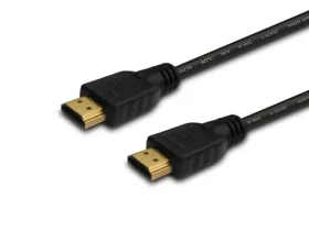 OEM Kabel HDMI zlacený 1,5 m / Kabel HDMI / 4K UHD 2160p / Zlacené konektory / ARC + Ethernet (SAVIO CL-01)