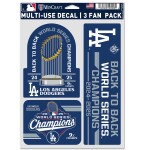 Samolepka Los Angeles Dodgers MLB 2025 World Series Champions Set (3 ks)% 1 ks