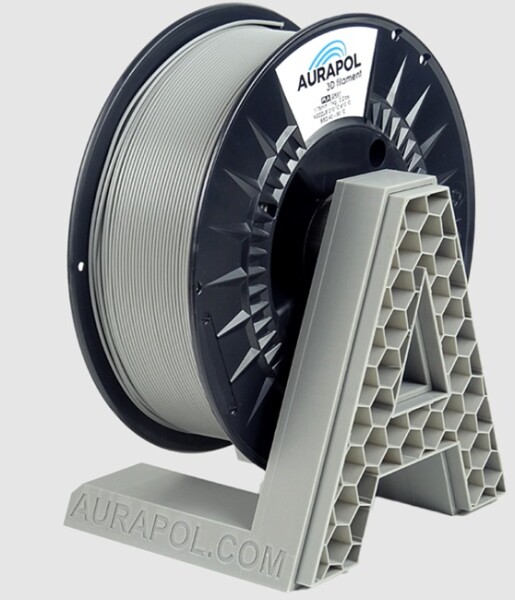 PLA filament šedý 1,75 mm Aurapol 1 kg