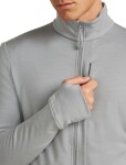 ICEBREAKER Mens 260 Quantum IV LS Zip, Alloy (vzorek) velikost: M