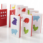 GuideCraft Velké hmatové domino Farma