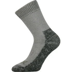 VOXX Ponožky zimní thermo ALPIN z merino vlny SVĚTLE ŠEDÉ 35-38 105631
