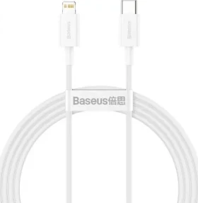 Baseus CATLYS-C02 Kabel USB-C (M) - Lightning (M) 2 m bílá / 20W (CATLYS-C02)