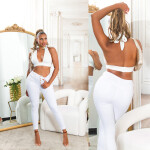 Sexy džíny Musthave s vysokým pasem a model 20212358 detaily - Style fashion white 40