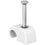 OBO Bettermann 2228686 Spona na hřebíky 100 ks čistě bílá