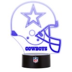 Cedule Dallas Cowboys NFL Helmet LED-Leuchtschild