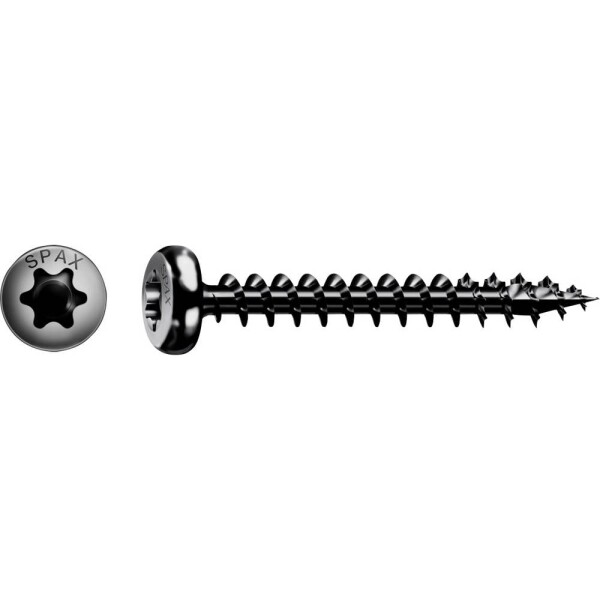 SPAX 0201040400403 půlkulaté šrouby 4 mm 40 mm T-STAR plus ocel 200 ks