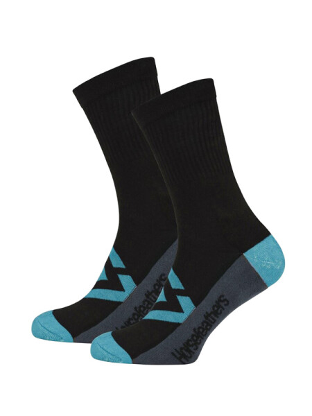 Horsefeathers LOBY oil blue moderní barevné pánské ponožky - 11 - 13