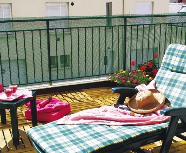 Zelená plastová síť – Balconet 1×25 m [25 m²]