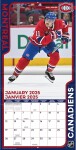 JF Turner Kalendář Montreal Canadiens NHL 2025 Wall Calendar
