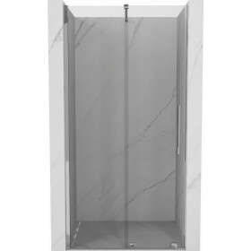 MEXEN/S - Velar posuvné sprchové dveře 75, transparent, chrom 871-075-000-01-01
