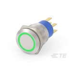 C & K Switches U811J85W3GE223 tlačítko 120 V, 28 V/DC 1 A 1x zap/(zap) červená (š x v) 15.24 mm x 12.70 mm 1 ks Bulk