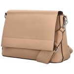 Stylová dámská koženková crossbody kabelka Citarra, khaki