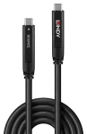 Lindy USB-C - USB-C 8 m černá / Kabel / USB 3.2 Gen 1 / DisplayPort 1.4 / 60 W PD (43393)