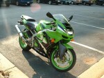 Kawasaki ZX 6R G1 G2 98-99 Plexi Standard, barva lime green