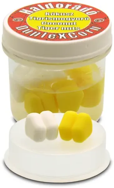 Haldorádó Umělá kukuřice DupleXCorn 8ks 10mm Kokos/Tygří ořech (HD18213)