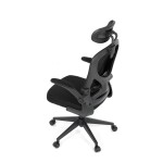 Kancelářská židle, houpací mechanismus, černá, KA-K2021 BK