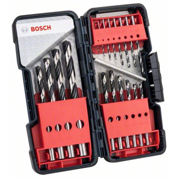 Bosch Accessories 2608577350 HSS sada spirálových vrtáku do kovu 18dílná DIN 338 válcová stopka 1 sada