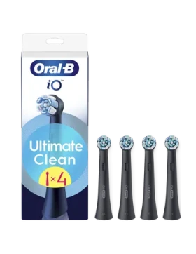 Oral-B iO Ultimate Clean černá 4 ks / Náhradní hlavice / pro Oral-B iO (iO refill UltimateClean Black 4)