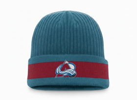 Fanatics Pánská zimní čepice Colorado Avalanche NHL A/CAP Beanie Cuff