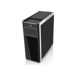 EVOLVEO Ray 4 CR černo-červená / ATX / 2x USB 2.0 + 1x USB 3.0 / 3x 120 mm (LED) / bez zdroje / průhledná bočnice (CAER4CR)