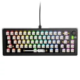 Glorious GMMK 3 65% barebone ANSI černá / herní 65% TKL / USB-C / bez spínačů / ANSI layout / RGB / 1.4m (GLO-KB-GMMK3-65-BB-W-BLK-US)