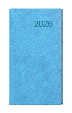 Týdenní diář 2026 Baloušek kapesní Jakub - Vivella světle modrá