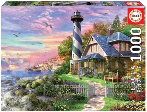 EDUCA Puzzle Maják v zátoce Rock Bay