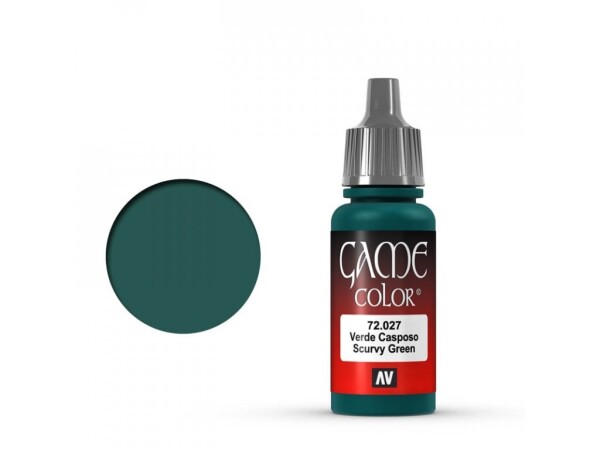 Vallejo Game Color 72027 Scurvy Green 18 ml