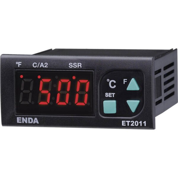 Enda ET2011-T-230 PID termostat J , K, T , S , R 0 do +1700 °C relé 8 A, SSR (d x š x v) 71 x 77 x 35 mm