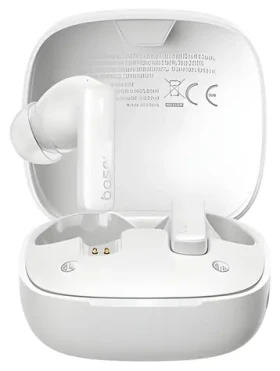 Baseus Bowie E19 Stellar White / Bezdrátová sluchátka / mikrofon / Bluetooth 5.3 (57983124473)
