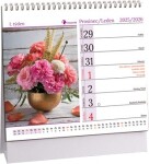 Stolní kalendář ARIA 2026 MINI - Květiny