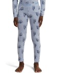 Dětské merino spodky ICEBREAKER Kids Merino 200 Oasis Leggings Bear Tour AOP, Zinc Blue/Aop velikost: 12