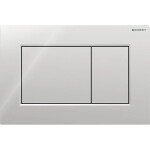 Geberit ovládací tlačítko SIGMA01 SQUARE chrom lesk HRANATÉ plast 115.660.21.1