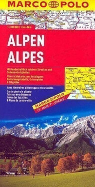 Alpy/mapa 1:800T - kolektiv autorů