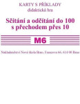 Sada kartiček M6 - sčítání a odčítání do 100 s přechodem přes 10 - Zdena Rosecká
