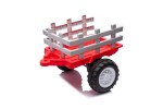 Mamido Dětský elektrický traktor s vlečkou Farm 24V 2x45W červený
