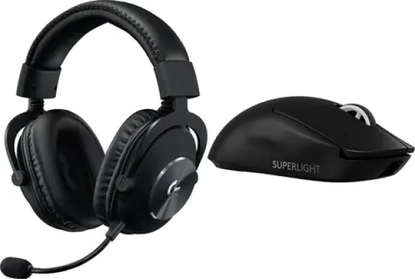 Logitech G Pro X Lightspeed černá + G PRO X SuperLight 2 / Bundle / bezdrátová herní sluchátka + herní myš