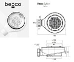 BESCO - Obdélníková sprchová vanička VEXO - černá - Barva - Černá , Nožičky k vaně - Bez nožiček, Rozměr A - 160, Rozměr B - 90 VEXOOBD1690B