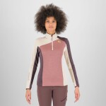 KARPOS W Federa Half-Zip W Fleece, Deco Rose/Oat/Huckleb. velikost: S