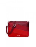 Prošívaná crossbody kabelka VUCH Coalie Striped Red, červená